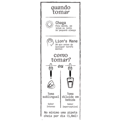 Chaga & Lion's Mane - Synergistic Mushroom Duo