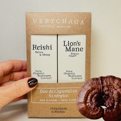 Reishi e Lion’s Mane - Duo de Cogumelos Sinérgico